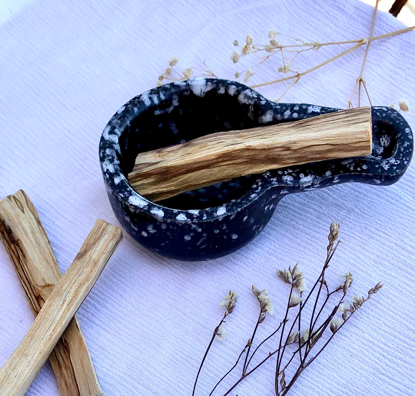 Quemador de cerámica esmaltado