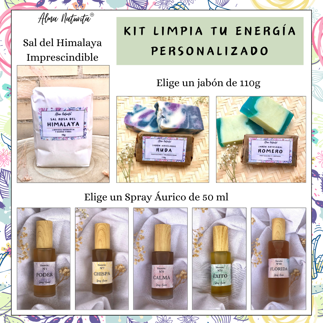 Kit Limpia tu energía PERSONALIZADO