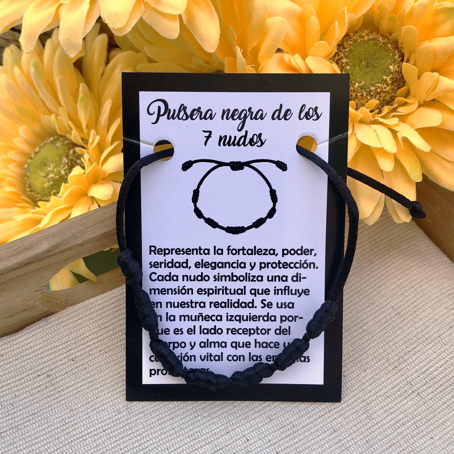 Pulseras de 7 nudos