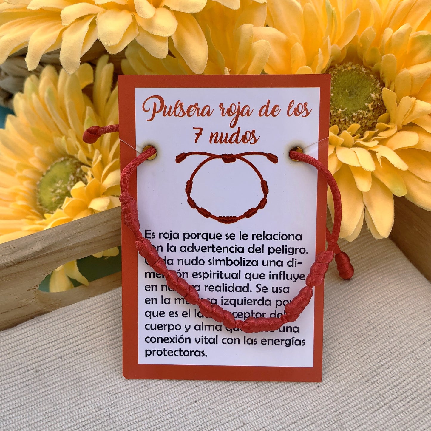 Pulseras de 7 nudos