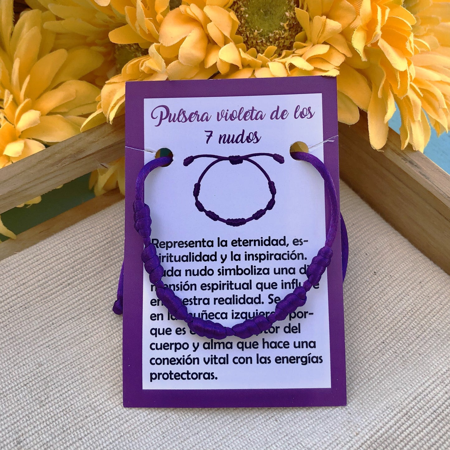 Pulseras de 7 nudos