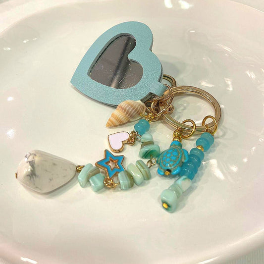 Charm azul para el bolso